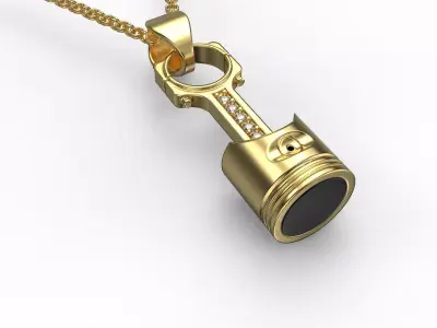 PISTON PENDANT 3D print model
