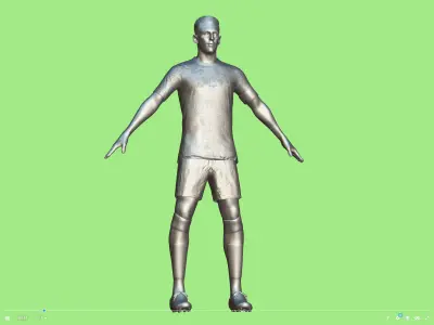 T-P Rigged Lewis Dunk Brighton and Hove Albion 3D model