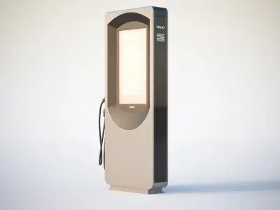 Street car charger 3D model