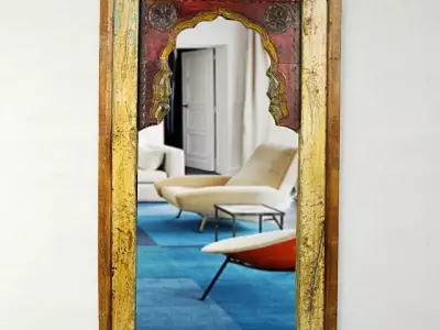 Antique Moorish Arched Mirror 3D model