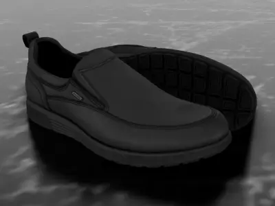 GREYDER LEATHER 3D SHOES CLASSIC Low-poly 3D model