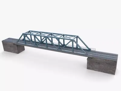 Bridge v1 Low-poly 3D model