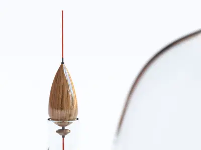 Three modern glass vase 3D model