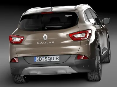 Renault Kadjar 2016 3D model