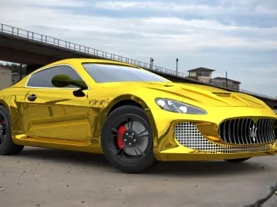 Maserati Gran Turismo 3D model