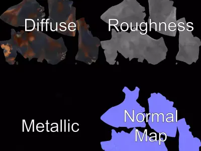 Realistic Black Bear model pack Low-poly 3D model