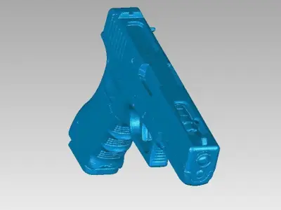 Real Glock 18C Replica 3D Scan 3D model