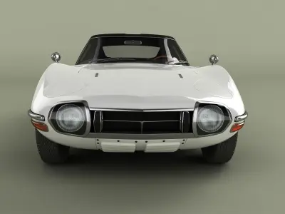 Toyota 2000GT Targa 3D model