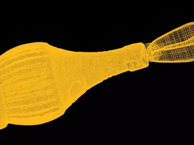 Bottle pendant charms - one inch pendant 3D print model purchase