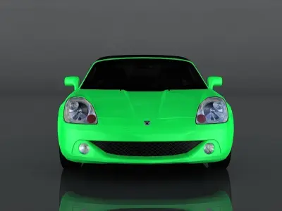 toyota mr-s Low-poly 3D model