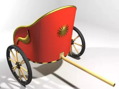 Chariot - Roman 3D model
