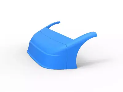 Nose of New Zealand Super Saloon race car Scale 1 to 25 3D print model