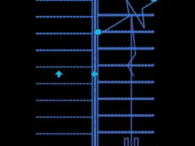 Dynamic Block for a Staircase indication  3D model