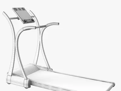 Treadmill concept 3D model