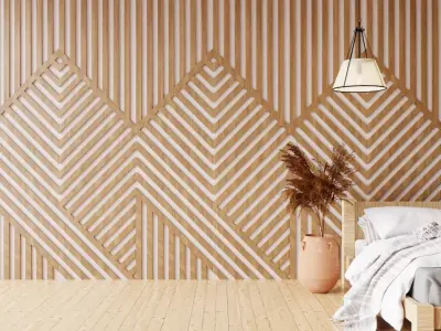 Wall wood seamless set2 V15 3D model
