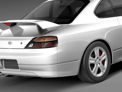Nissan 240 sx Silvia S15 1999-2002 3D model