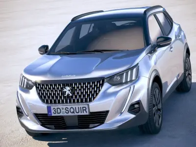 Peugeot 2008 2020 3D model purchase
