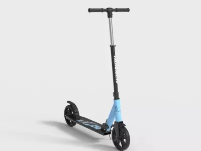 KIDS SCOOTER Low-poly 3D model