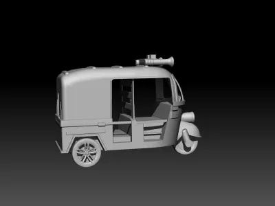 Auto Rickshaw  3D model for 3D printing 3D print model