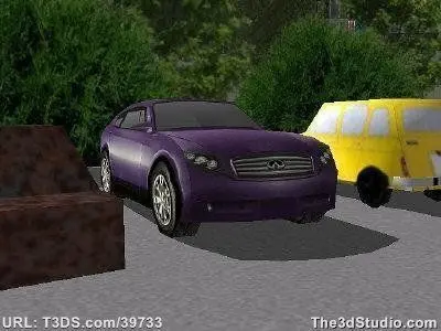 Infiniti Triant Low-poly 3D model