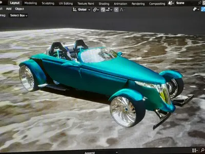 CUSTOM PLYMOTH PROWLER 3D model