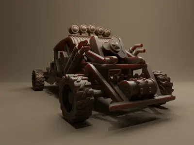 Mad max buggy car 3D print model