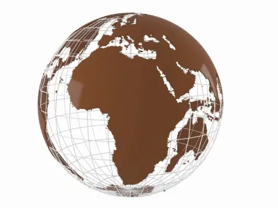 Globe News Skeleton Kobicha 3D model