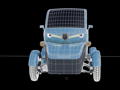 mini car 3D model