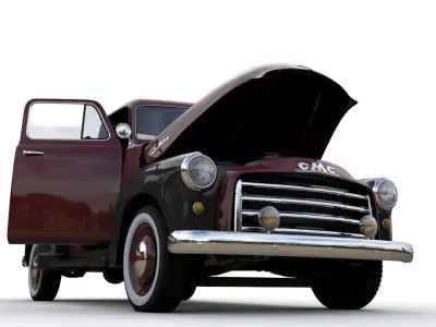 GMC 3100 PICKUP TRUCK 1952 3D model