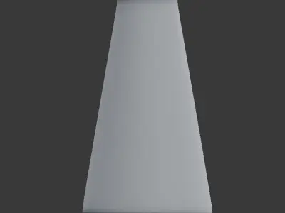 Modern White Vase 3D model