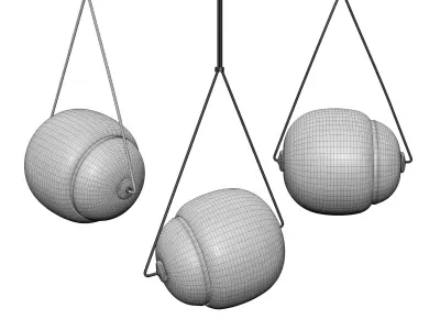 Modern Light  Set  001 3D model