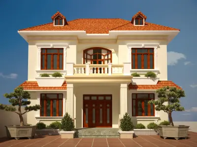 Modern Villa Detail 3D model 3D model