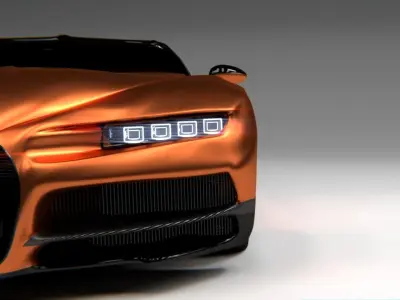 Andrew Tate Buggati 3D model