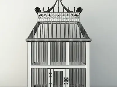 Zinan Decorative Cage by ZARA HOME 3D model