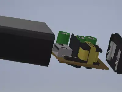 USB Charger Model 3D print model