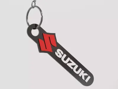 Suzuki keychain 01 3D print model