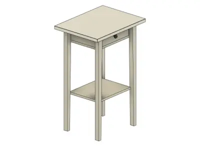 IKEA Hemnes Nightstand 3d model 3D model