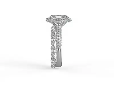 Ring wedding and anniversary 3D print model