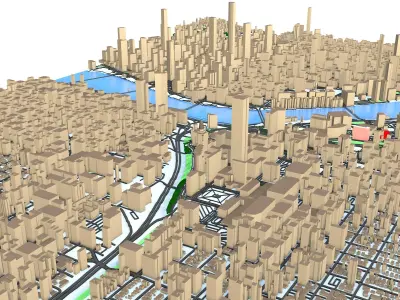 Portland Oregon City  3D model