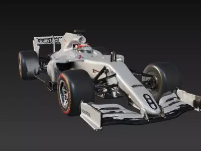Formula 1 Car 3D Model Bundle 4 Models 3D print model