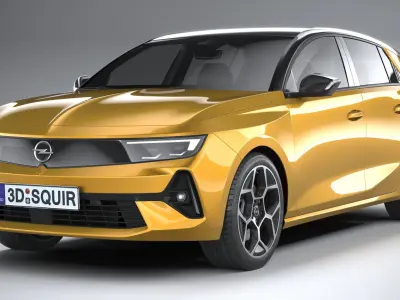 Opel Astra 2022 3D model