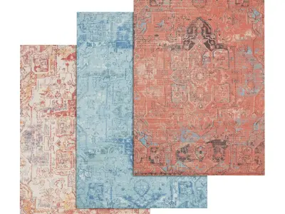 Rug Set 446 3D model