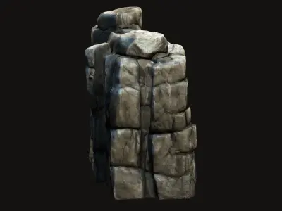 Rock Stone 24 Free low-poly 3D model