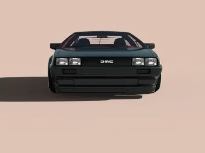 DMC DeLorean 3D model