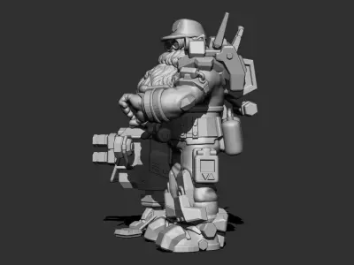 Deep Rock Galactic Engineer class 3D print model