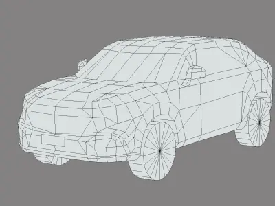 Honda HRV Low-poly 3D model