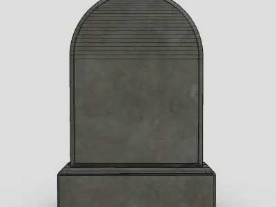 CC0 - Tombstone Free low-poly 3D model
