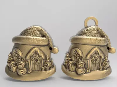 christmas igloo house decor  3D print model