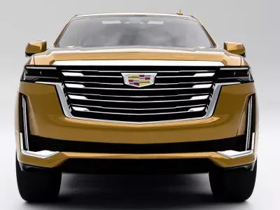 Cadillac Escalade Premium Low-poly 3D model