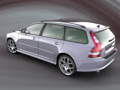 Volvo V50 2004 3D model